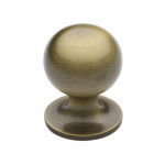 M Marcus Heritage Brass Ball Design Cabinet Knob 25mm 